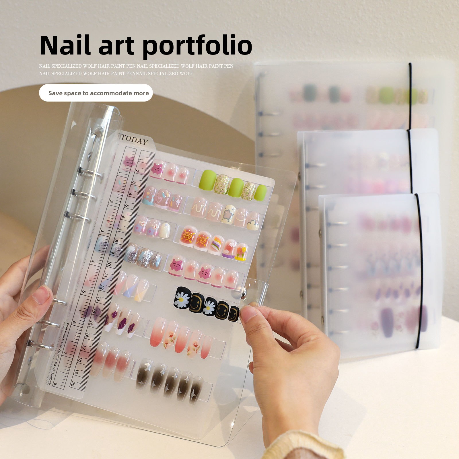 Nail Art One Piece - Buku Penyimpanan Karya Seni Kuku Kapasitas