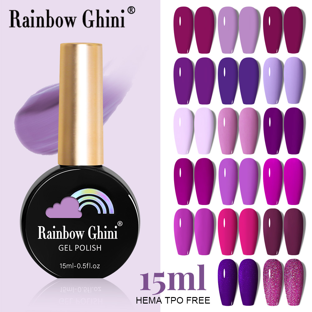 Nail Art One Piece - RG 15ml 17 Warna Seri Ungu