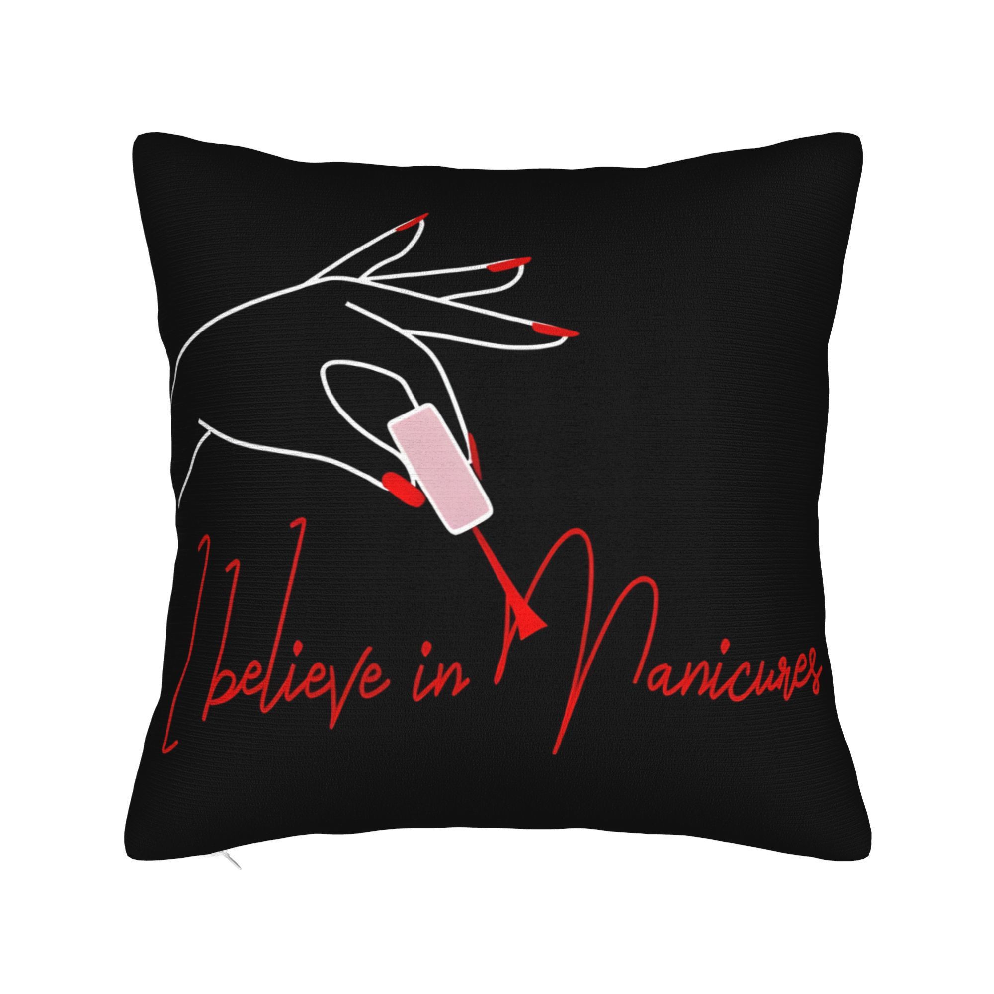 Sarung Bantal Seni Kuku Maniku - Nail Art Quotes Funny ulasan dan harga