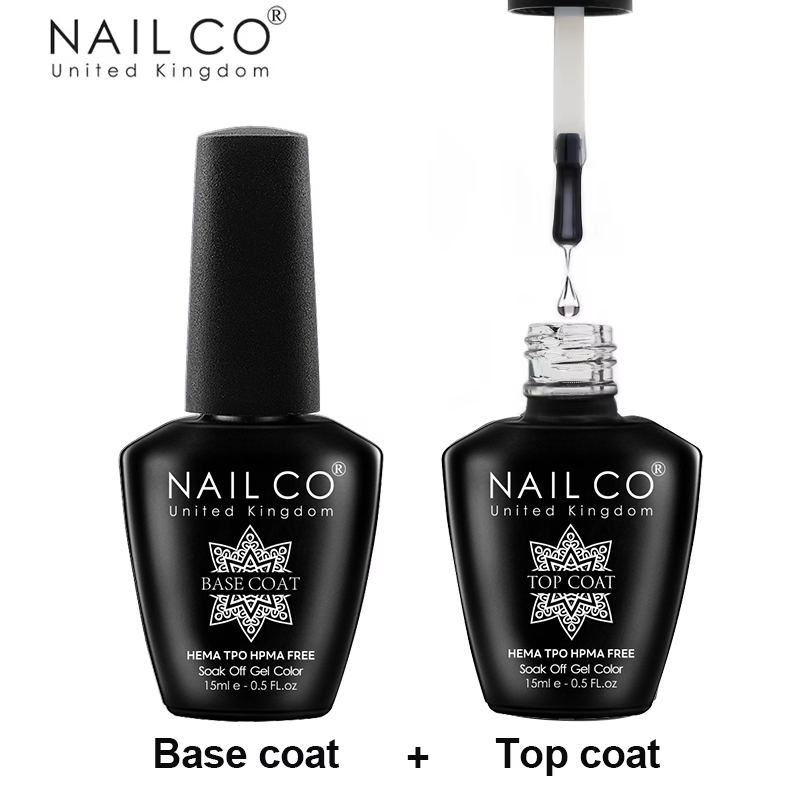 NAILCO 15ml Top Coat Dan Base  - Nail Art One Piece ulasan dan harga