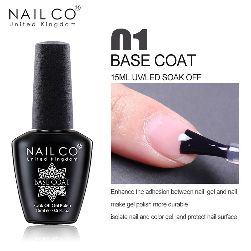 NAILCO 15ml Top Coat Dan Base  - Nail Art One Piece ulasan dan harga