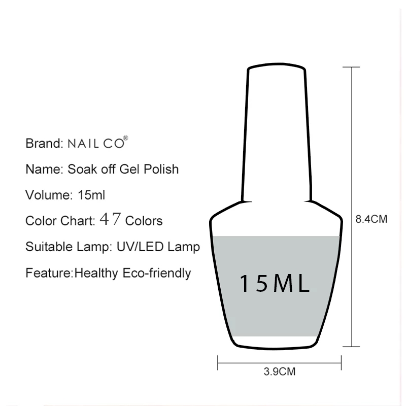 NAILCO 15ml Cat Kuku Gel Seri  - Nail Art One Piece ulasan dan harga