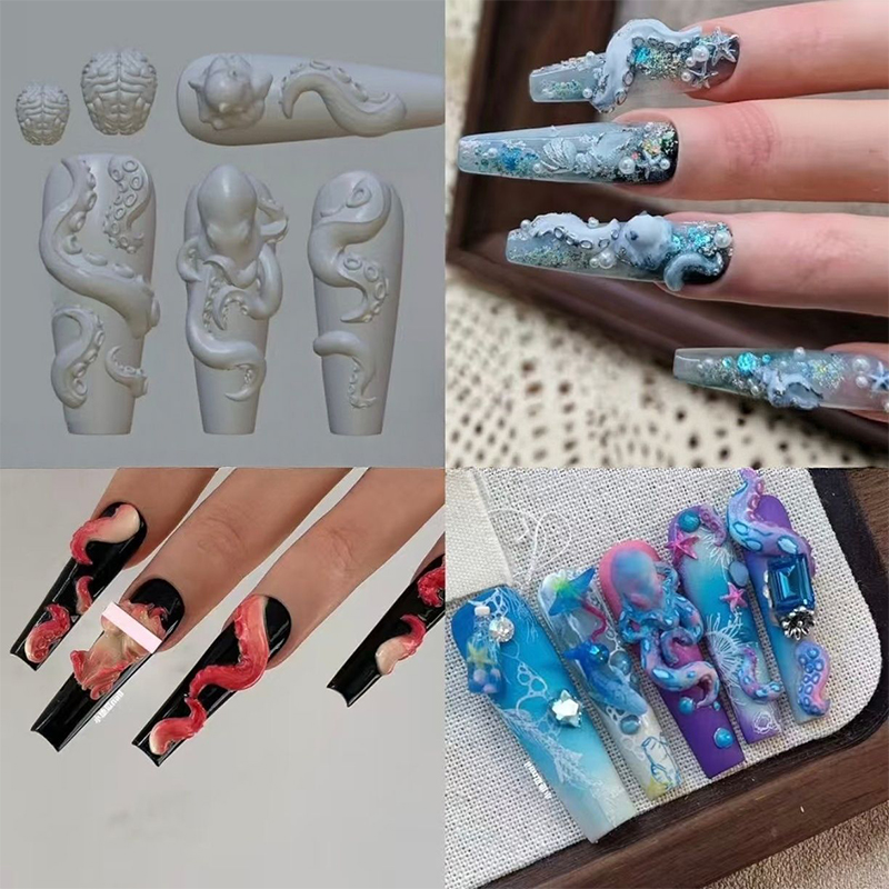 ✰ ✪ Cetakan Silikon 3D Kelinci - Nail Art Strawberry ulasan dan harga