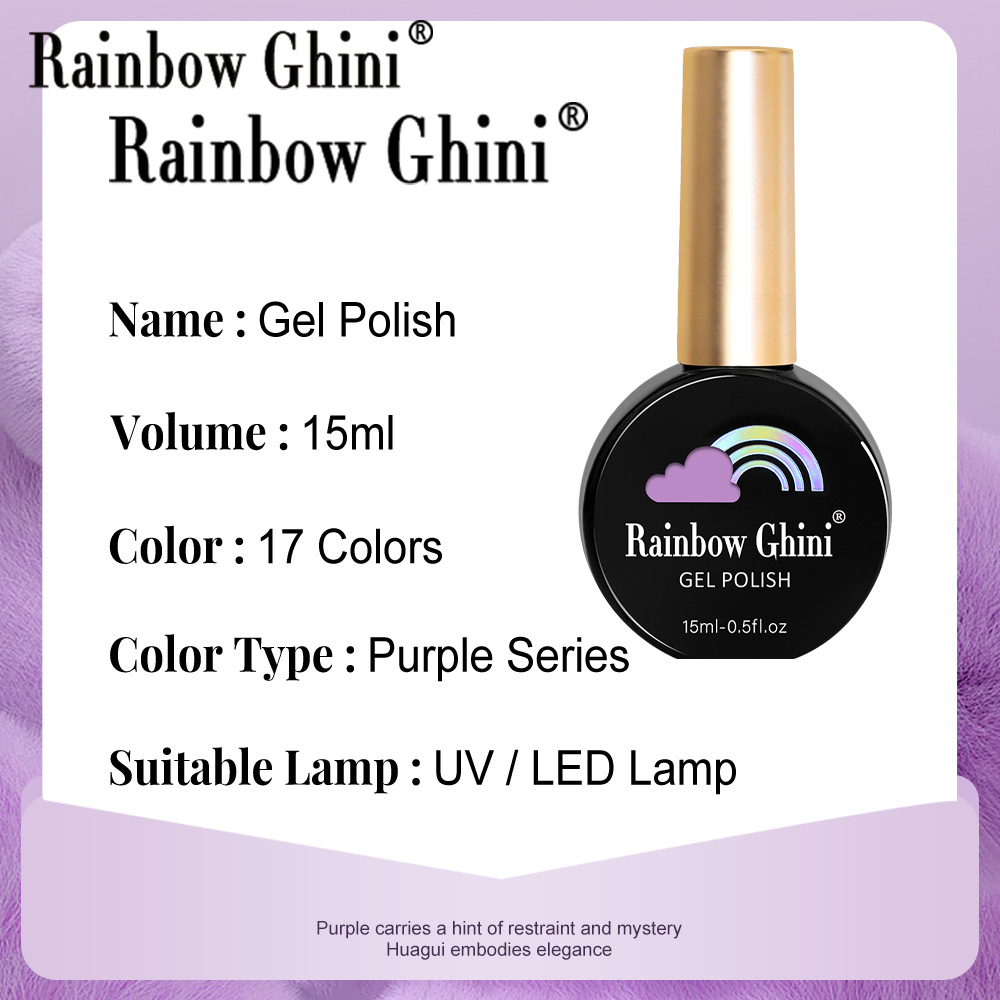 RG 15ml 17 Warna Seri Ungu Cat - Nail Art One Piece ulasan dan harga