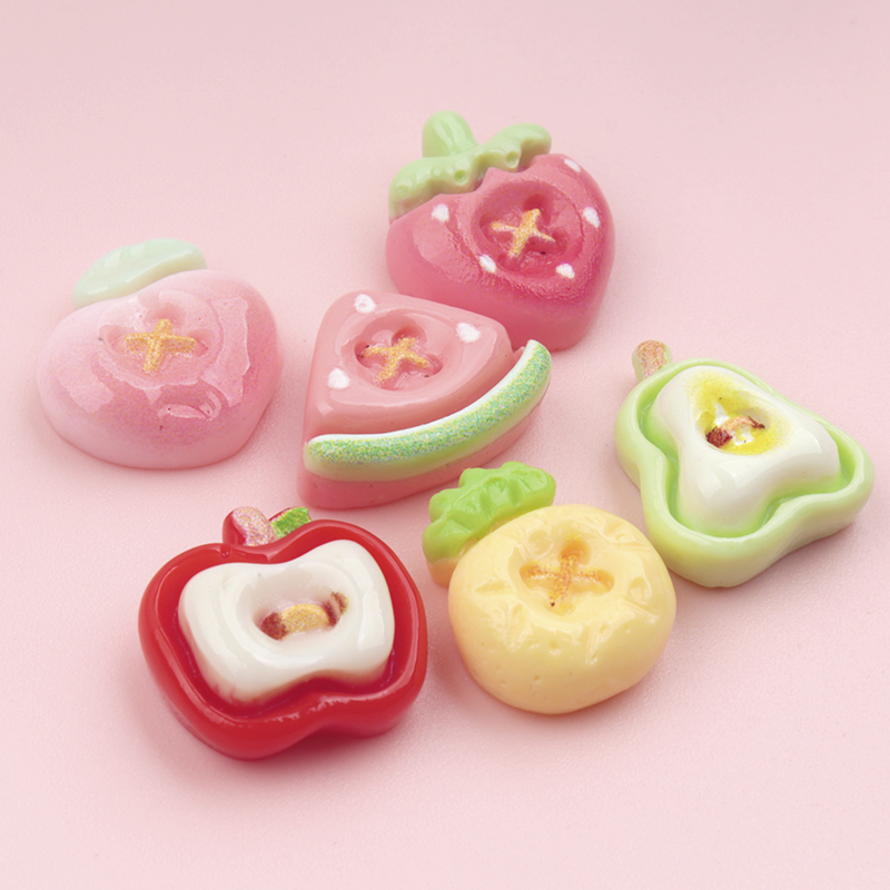 50/500 Buah Cabochon Seni Kuku - Nail Art Strawberry ulasan dan harga