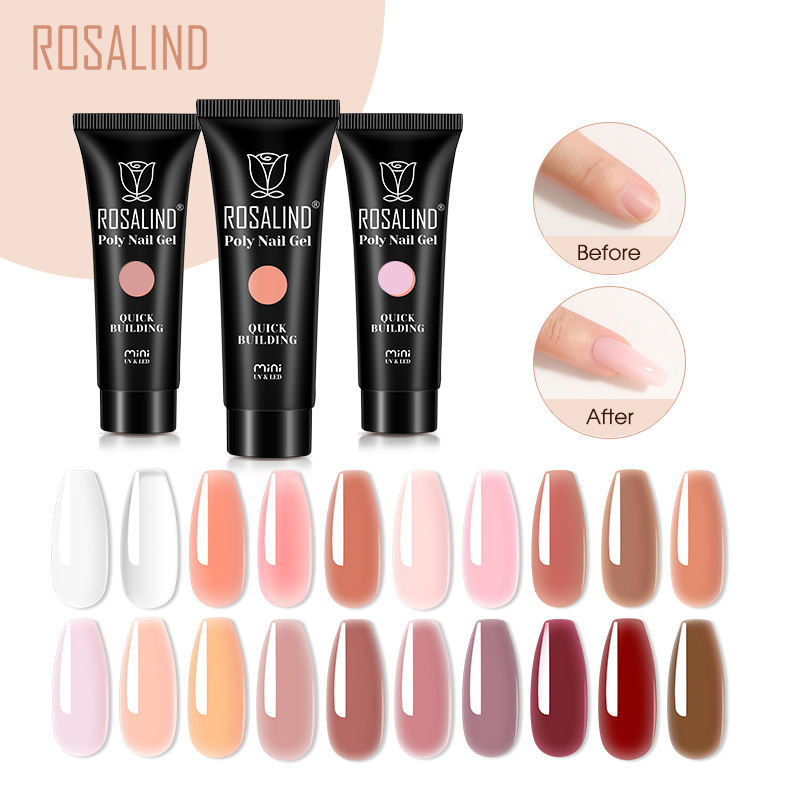 ROSALIND 10/15/30ml Poly kuku  - Nail Art One Piece ulasan dan harga