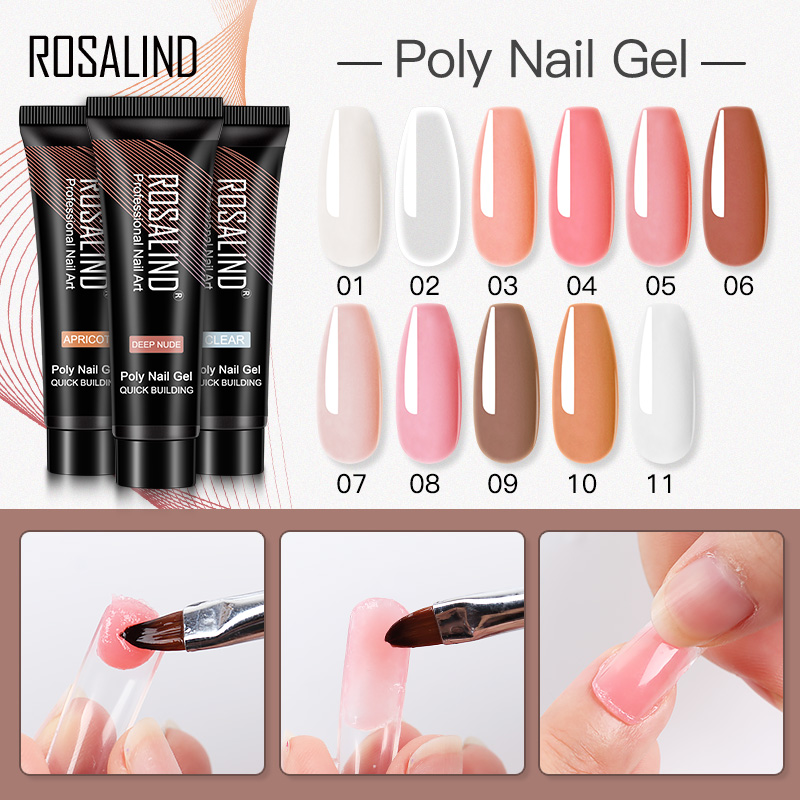 ROSALIND 10/15/30ml Poly kuku  - Nail Art One Piece ulasan dan harga